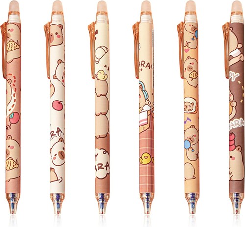Capybara stifte set - set,6, stück