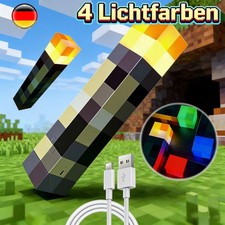 Minecraft Fackel Lampe / LED