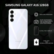 Samsung Galaxy A16 EU 128GB LTE Gray Neuwertig Dual-SIM Android Handy Smartphone