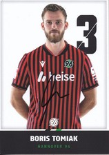 Autogrammkarte Boris Tomiak  -