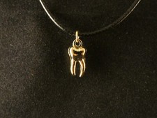 Anhänger Zahn mit Kette 24