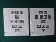 SAFE # VORDRUCKBLÄTTER DUAL 2414 # BERLIN 1984 # SEITE 69+70 komplett