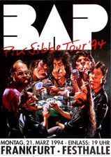 BAP - Pik Sibbe, Frankfurt 1994 | Konzertplakat | Poster