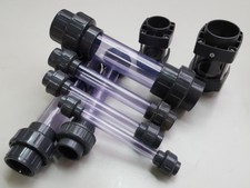 PVC-U Schauglas * Teichbau Pool Teich Rohr Fitting Sichtglas zum Rückspülen PVC