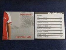 Honda Racing Team Wear Prospekt 2005 + Preisliste