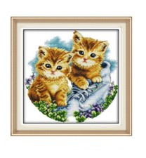 Gezählter Kreuzstich Katze