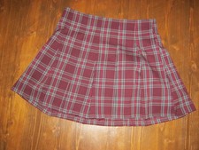 C&A Rock kariert weinrot