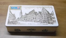 Bahlsen Städtedose / Blechdose Alt Hannover Marienkirche Leibniz - 23 x 12 x 6cm