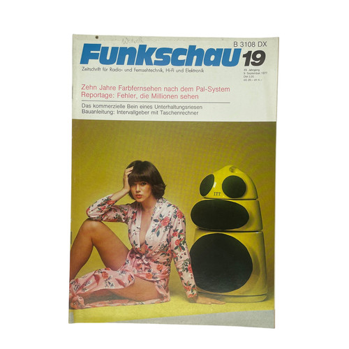Funkschau heft zeitschrift - zeitschrift, /