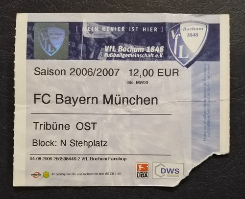 Ticket bundesliga 2006 - 2006/07, vfl