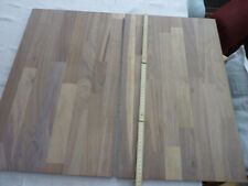 2 massivholzplatten nußbaum 530 x 353 x 20 mm leimholz DIY home office walnuß