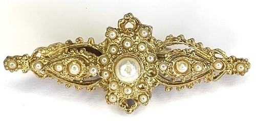 Brosche goldfarben - , &