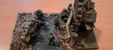 gebaut bemalt Diorama 1:35 Wehrmacht Soldaten