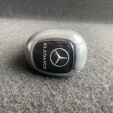 Mercedes W203 W208 W210 W211 Schaltknauf Wahlhebel Leder Grau Elegance