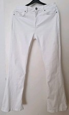 Tigerhill: Jeans für Damen, W30/L32, in weiß, Bootcut, Taillenhose, gebraucht 