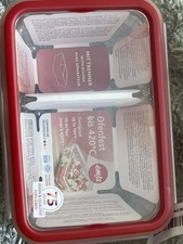 Emsa Clip&Close - Rechteckiger Glasbehälter aus Polypropylen, hygienisch, nimmt 