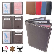 Ausweishülle RFID Leder Mappe