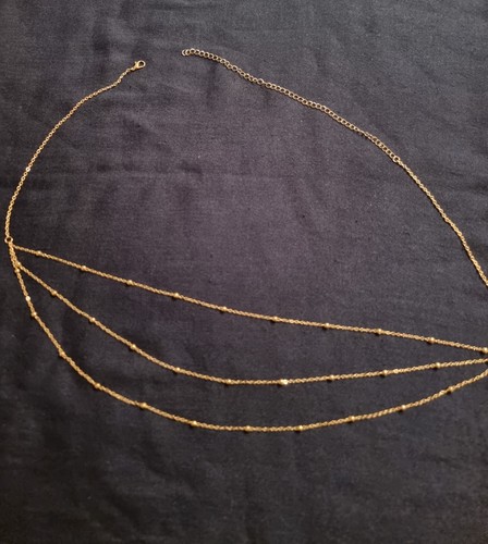 Goldfarben taille kette - kette, quaste