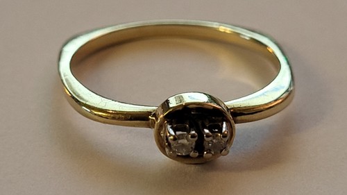 Diamantring 02 karat - 0.02,