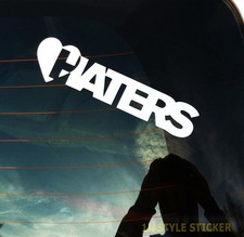 I LOVE HATERS Sticker the