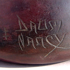 GROSSE ORIG. DAUM NANCY JUGENDSTIL VASE 49,5 cm