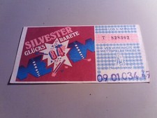 Alter Lottoschein DDR Sivester Glücksrakete 1984  (8)