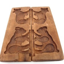 Holzmodel zweiteilig Kalb