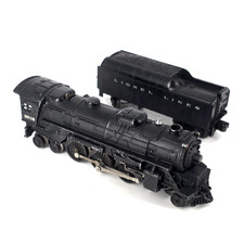 Schwere Lionel 3018 Spur 0 -Dampflok Dampflokomotive mit Tender um 1948 - 1953