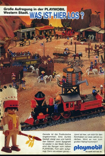 Playmobil western stadt - western,