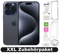 Apple iPhone 15 Pro - 128 256 512 1TB - Titan Schwarz Weiß Natur Blau - XXL Set