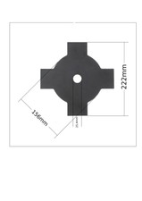 Ersatzmesser für Motorsense Benzinsense Freischneider Einhell usw.