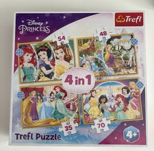 Disney Princess 4 In 1 Puzzle