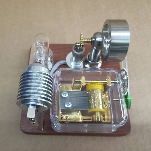 Musikbox stirlingmotor modell - musikbox,