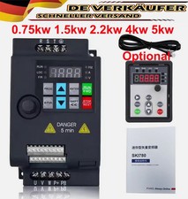 220V 380V 1.5KW 2.2KW 4KW 5.5KW Frequenzumrichter Frequenzumwandler Inverter VFD