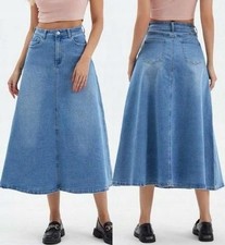 Langer Rock für Damen. Jeans