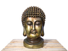 XXL Buddha Kopf 82cm Skulptur