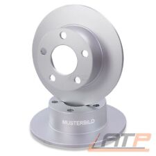 2x BREMSSCHEIBE Ø296 VOLL HINTEN FÜR MERCEDES VITO W-639 VIANO W639