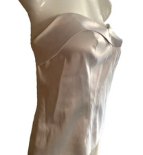 *Festliche* Bluse -Corsage  Gr.38 creme "ahsley brooke" Top Bustier wie Seide