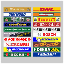 Bandenwerbung carrera - f.,