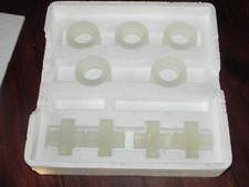 Brettspiel - Tic Tac Toe - Glassteine und Glasboard 20 x 20 cm (vollständig)