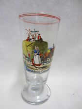 ZUNFT-GLAS - Weißbier-Stutzen - WEIZEN-GLAS - ZUNFT - LANDWIRTSCHAFT - BEMALT