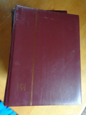 4 Briefmarkenalben LEUCHTTURM 60 Seiten schwarz gebraucht