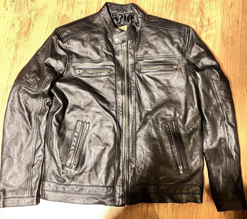 Herren biker leder jacke - biker,