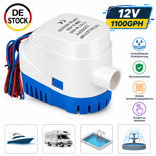 1100gph automatik bilge pumpe - 1100gph,