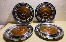 4x Mercedes 14 Zoll Radkappen W123 W109 W111 W113 476 Goldbraun Braun Raddeckel