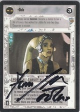 Star Wars CCG - Femi Taylor (Oola) - autograph / signed card -