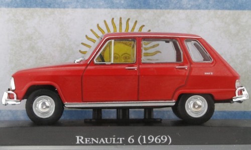 Renault 1969 red - renault, 6
