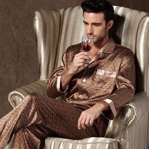 Herren langarm pyjama - langarm,