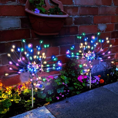 Led solarleuchte feuerwerk - 4x,