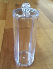 BOX ZUR AUFBEWAHRUNG VON KOSMETIKPADS WATTEPADS TRANSPARENT